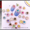 NAIL CHARM Resin Flower Mixed Color 20/Case