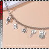 NAIL CHARM ALLOY Love Lock & Key, Angel, Envelope 6/Case