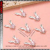 NAIL CHARM RHINESTONE Crown Heart & Bunny Ears 6/Case