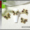 NAIL CHARM RHINESTON Butterfly With Crystal Zircon 6/Wheel