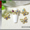 NAIL CHARM RHINESTON Butterfly With Crystal Zircon 6/Wheel