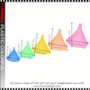 FUNNEL Plastic Colorful 5pcs/Set