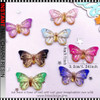 NAIL CHARM RESIN Shimmering Crystal Butterflies 10/Pack 