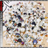 INSTANT PEARL & RHINESTONE MIXED – BLACK, WHITE & METALLIC AB #50 3200/Case INSTANT PEARL & RHINESTONE MIXED – BLACK, WHITE & METALLIC AB #50 3200/Case
