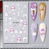 NAIL STICKER 3D Christmas, Snow Man, Bows, Snowflake, Christmas Tree #5D-K265