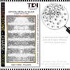 RHINESTONE Crystal Round, Metallic Silver, 6 Sizes 1440/Pack *