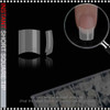 INSTANT NAIL TIP Short Square, Half Cover, Natural Color, 500/Case