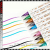 Double-headed Metallic Glitter Marker Pen 10/Pack