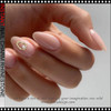 NAIL CHARM PEARL Gold and Silver Irregular, Organic-shaped Frame with Pearl 6/Case