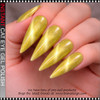 INSTANT CAT EYE GEL yellow-green holographic 0.5oz.
