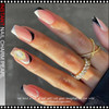 NAIL CHARM PEARL Gold Frame with Pearl, accents Gemstone 6/Case
