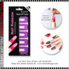 NAIL Protector Disposable Peel-Off Tapes Purple 10/Pack