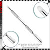 IMPLEMENT Cuticle Pusher with 50pcs Mini Nail Files Double Ended