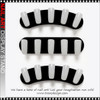 NAIL ART Black Practice Display Stand  with 10pcs Nail Tips 