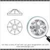 RHINESTONE CRYSTAL #SS12 Jet Black 720/Pack