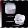 NAIL DRILL BITS Disinfectant Storage Box , White