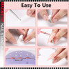 MAGNETIC Nail Art Display Aurora Clear 5/Set