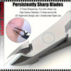 PROFESSIONAL Stainless Steel Cuticle Nipper with Sharp 5mm Blade