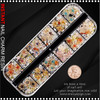 NAIL CHARM RESIN 3D Assorted Colors Flower Shape 12/Grid