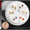 NAIL CHARM RHINESTONE Luxury Mixed Gem Designs 12/Case