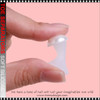 TOE SEPARATORS Soft Silicone with White Daisy Flower 8pcs
