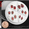 NAIL CHARM RHINESTONE Luxury Red 12/Case
