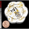 NAIL CHARM ALLOY Gold Vintage Punk 50/Case