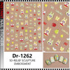 NAIL STICKER 5D POP MART's The Monsters series #DR-1262 NAIL STICKER 5D POP MART's The Monsters series #DR-1262