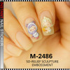 NAIL STICKER 5D SKULLOANDA CUTE BABYs #M-2486 NAIL STICKER 5D SKULLOANDA CUTE BABYs #M-2486