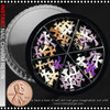 NAIL CHARM RESIN Colorful Fine Glitter Cross 50/Case  NAIL CHARM RESIN Colorful Fine Glitter Cross 50/Case