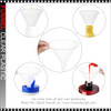 FUNNEL Wide Mouth Clear Plastic 4.8" Diameter