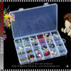 BOX Organizer, 24Grids, Size 5.12" x 7.48 x 0.59" H.