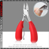 IMPLEMENT Toe Nail Clippers Stainless Steel Red