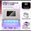 WIRED UV/ LED Lamp, Rhinestone AB 15 Watt.