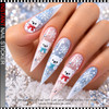 5D NAIL STICKER – CUTE POLAR BEARS & SNOWFLAKES #SW0-120