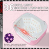 SUN S60 LED/UV Lamp with Rhinestone, Automatic, Pink