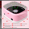 SUN S60 LED/UV Lamp with Rhinestone, Automatic, Pink