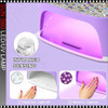SUN S60 LED/UV Lamp with Rhinestone, Automatic, Lavender