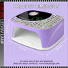 SUN S60 LED/UV Lamp with Rhinestone, Automatic, Lavender