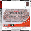 INSTANT SANDING BAND Brown Coarse 100 Grit, 200/Case