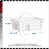 DL Pro Storage Caddy - White 4-1/8"H x 10-1/4"W x 9"D