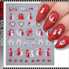Valentines Day Heart Nail Stickers XZ-D2306