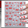 Valentines Day Heart Nail Stickers XZ-D2309