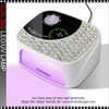 SUN S60 LED/UV Lamp with Rhinestone, Automatic, White 108 Watt