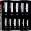 SQUARE -Straight, Half Curve Natural Color 540/Case