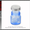 GLASS JAR With Metal Lid 2oz. Blue
