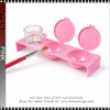 Triple Plastic Dappen Dish Pink