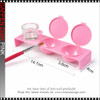 Triple Plastic Dappen Dish Pink