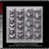 3D SILICONE MOLD Medusa & Frame Design