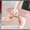 PROFESSIONAL MANICURE TABLE with Glass Top And Wrist Rest